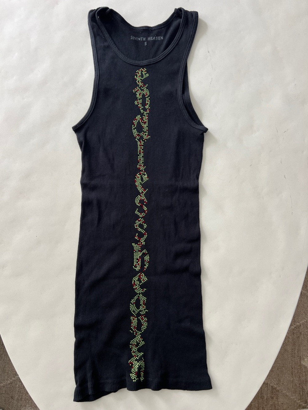 Seventh Heaven Wreckpack Endless Heaven Ribbed Tank Top Mens Designer Small